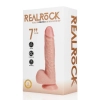 Wibrator realistyczny RealRock z jądrami 18 cm cielisty