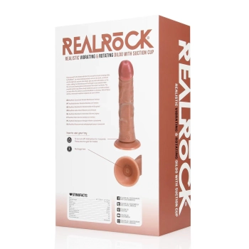 Wibrator realistyczny RealRock rotujący cielisty 20 5 cm