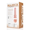 Wibrator realistyczny rotujący z jądrami RealRock 20,5 cm cielesny