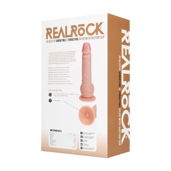 Wibrator realistyczny RealRock posuwisty 20,5 cm cielisty
