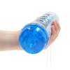 Masturbator RealRock Easy Rider niebieski TPE 21,5 cm
