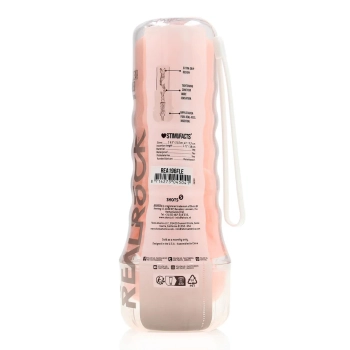 Masturbator waginalny RealRock Easy Rider cielisty TPE 21,5 cm