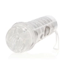 Masturbator RealRock Easy Rider przezroczysty TPE 21,5 cm