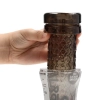 Masturbator teksturowany RealRock TPE czarny 21 cm