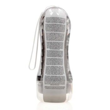 Masturbator teksturowany RealRock TPE czarny 21 cm