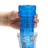 Masturbator teksturowany RealRock niebieski 21 cm