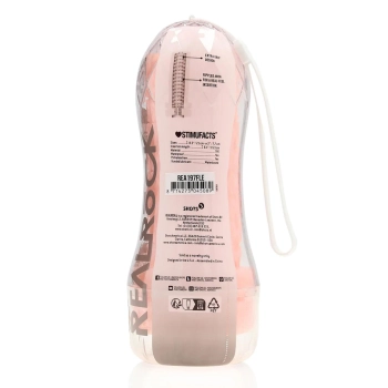Masturbator teksturowany RealRock TPE 21 cm