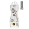Masturbator teksturowany Easy Rider RealRock transparentny 21 cm