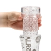 Masturbator teksturowany Easy Rider RealRock transparentny 21 cm