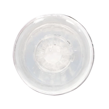 Masturbator teksturowany Easy Rider RealRock transparentny 21 cm