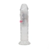 Wibrator LED RealRock przezroczysty TPE 16,5 cm