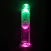 Wibrator LED RealRock przezroczysty TPE 16,5 cm