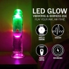 Wibrator LED RealRock przezroczysty TPE 16,5 cm
