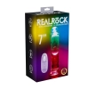 Wibrator realistyczny RealRock przezroczysty 20 cm