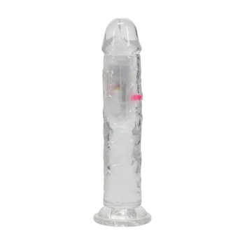 Wibrator realistyczny RealRock przezroczysty 20 cm