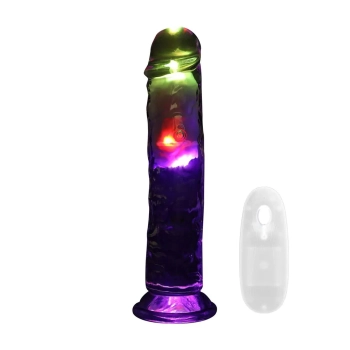 Wibrator realistyczny RealRock przezroczysty 22 cm