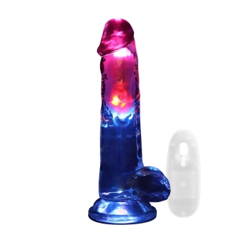 Wibrator realistyczny RealRock przezroczysty 22,5 cm