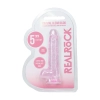 Realistyczne dildo z jądrami RealRock różowe 12,7 cm