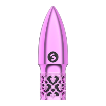 Glitter - Rechargeable ABS Bullet - Pink
