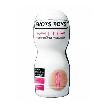 Masturbator Easy Rider ShotsToys Real Skin 15.7 cm