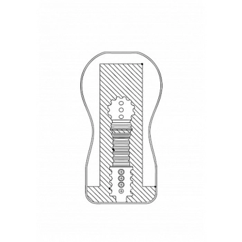 Masturbator Easy Rider ShotsToys Real Skin 15.7 cm