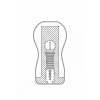 Masturbator usta Dark Easy Rider ShotsToys 15,7 cm