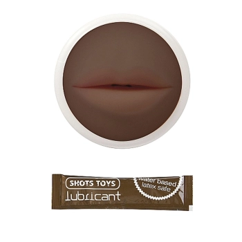 Masturbator usta Dark Easy Rider ShotsToys 15,7 cm
