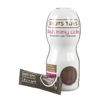 Masturbator Real Natural Skin Dark Easy Rider ShotsToys