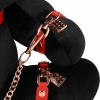 Królik bondage pluszowy S-Line welwetowy duży czarny