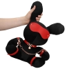 Królik bondage pluszowy S-Line welwetowy duży czarny