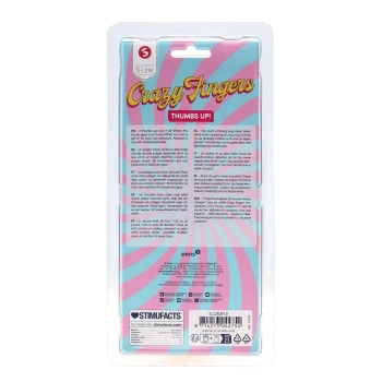 Dildo kciuk S Line cieliste silikonowe