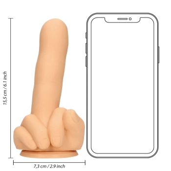 Zabawne dildo silikonowe S-Line Up Yours cieliste