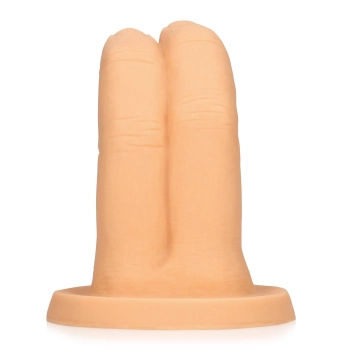 Dildo palcowe Cum Over S Line cieliste