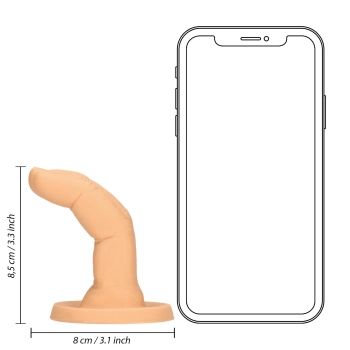 Dildo palcowe Cum Over S Line cieliste