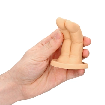 Dildo palcowe Cum Over S Line cieliste