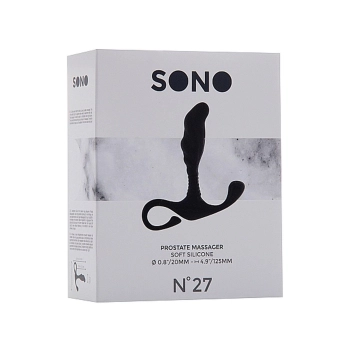 Masażer prostaty Sono No.27 silikonowy ABS czarny