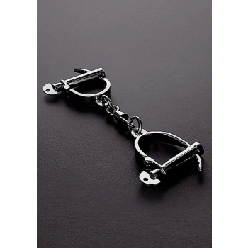 Kajdanki regulowane Steel stal nierdzewna 6 cm