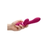 Wibrator króliczek silikonowy Vive Kyra różowy USB 21 cm