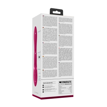 Wibrator króliczek silikonowy Vive Kyra różowy USB 21 cm