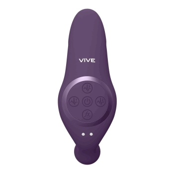 Wibrator analny Kata Vive fioletowy z pilotem USB