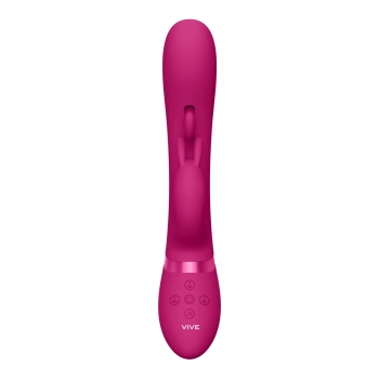 Wibrator króliczek Vive Tama różowy USB 27,6 cm