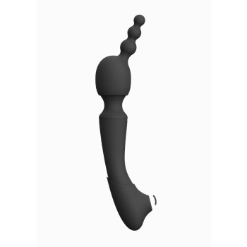 Stymulator łechtaczki Vive Nami czarny silikonowy USB