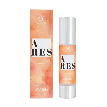 Jedwabisty balsam do ciała Ares z feromonami Secret Play 50 ml