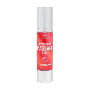 Olejek do masażu truskawkowy Secret Play 50 ml