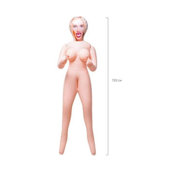 Lalka erotyczna blondynka Lilit DollsX TOYFA 150 cm