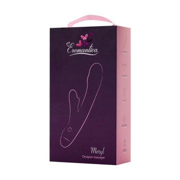 Wibrator króliczek silikonowy Eromantica Meryl różowy USB 22,5 cm