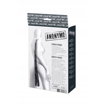 Pejcz zamszowy Anonymo czarny 64 cm