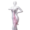 Pejcz zamszowy Anonymo różowy 64 cm