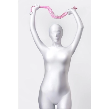 Pejcz zamszowy Anonymo różowy 64 cm