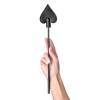 Bicz skórzany PU Anonymo Stack czarny 36 cm